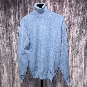 Ted Lapidus Turtleneck Elbow Pad Cashmere Blend Unisex Size M (See measurements)